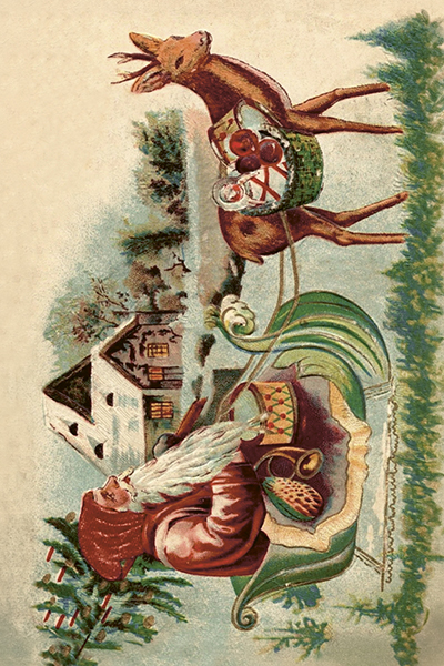 Vintage vykort, 10x15 cm. 